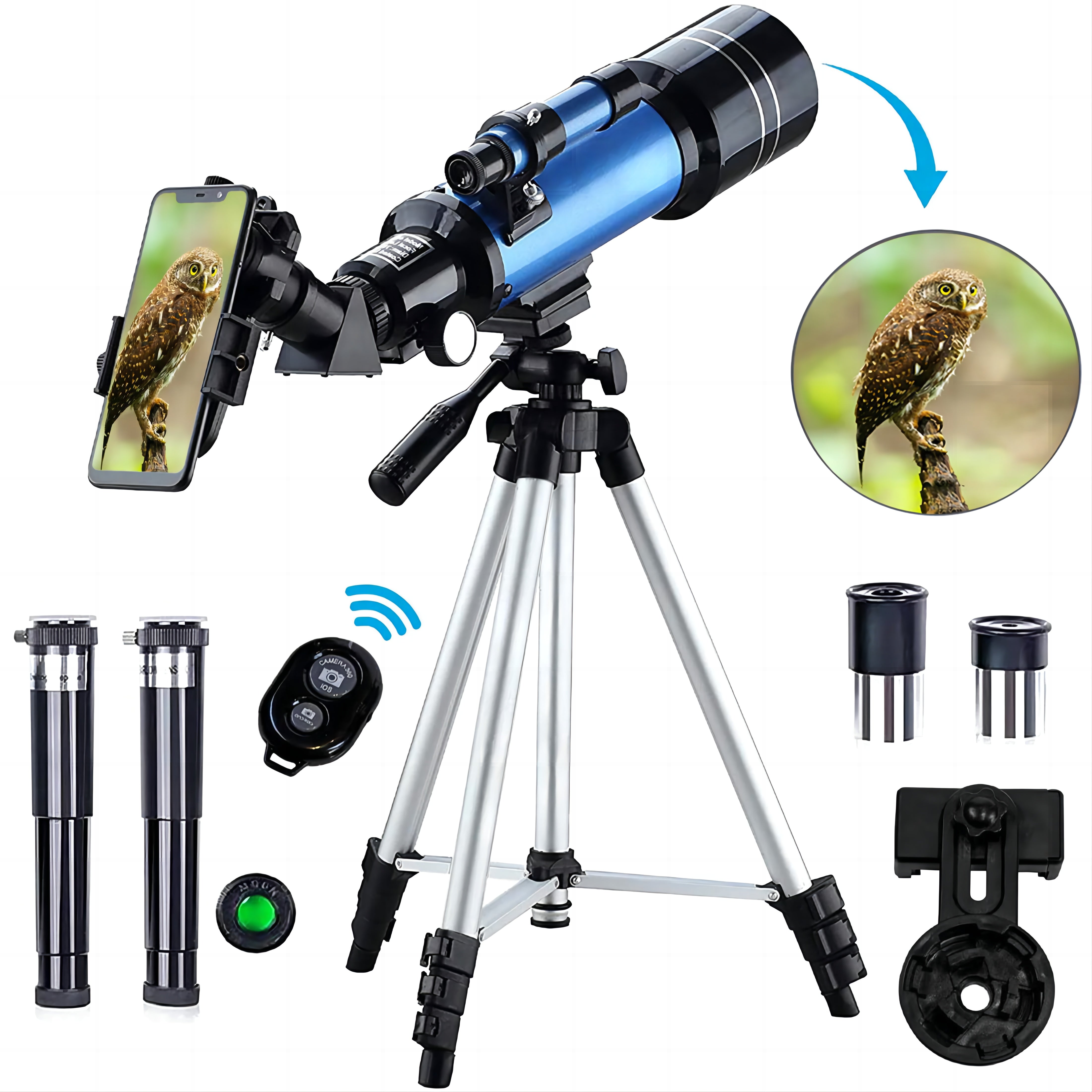 SUGIFT High Resolution Telescope,with Stand,Blue