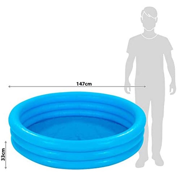 SUGIFT  Crystal Blue Kids Outdoor Inflatable 58 Swimming Pool