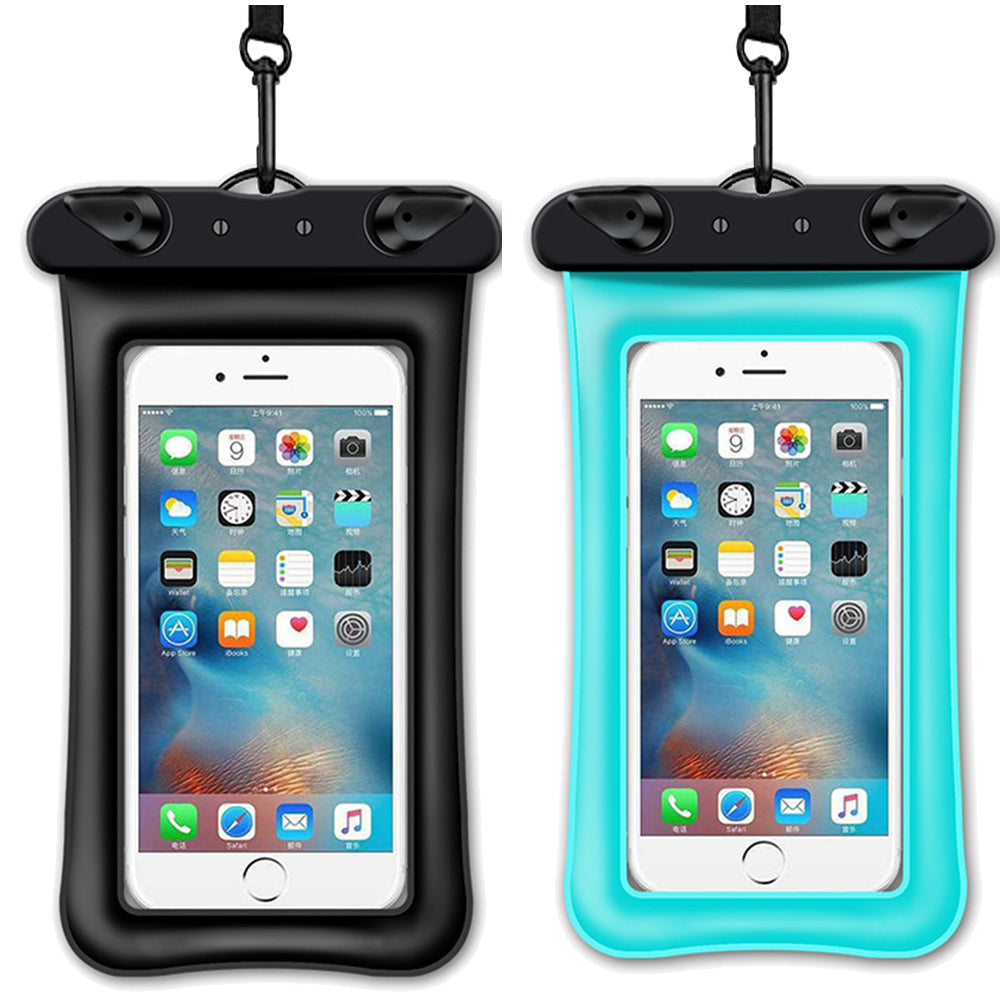 SUGIFT  Waterproof Phone Case,Waterproof Phone Pouch Compatible for IOS and Android Devices-2 Pack