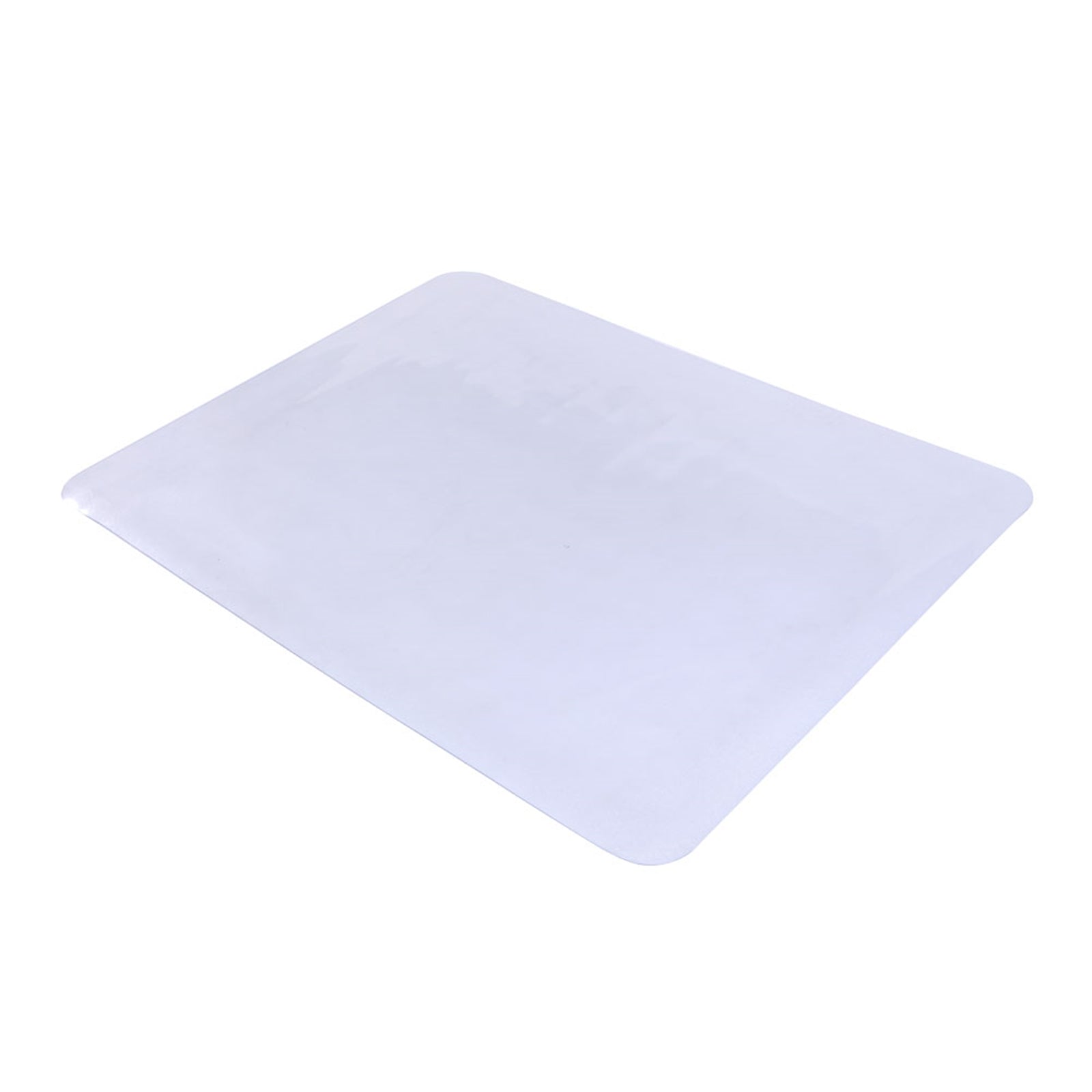 PVC Dull Polish Chairmat Protection Floor Mat 90x120x0.15cm Rectangular