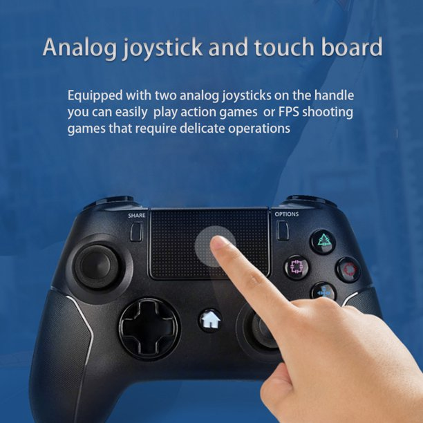 SUGIFT  PS4 Wireless Game Controller, Dual Joystick Gamepad