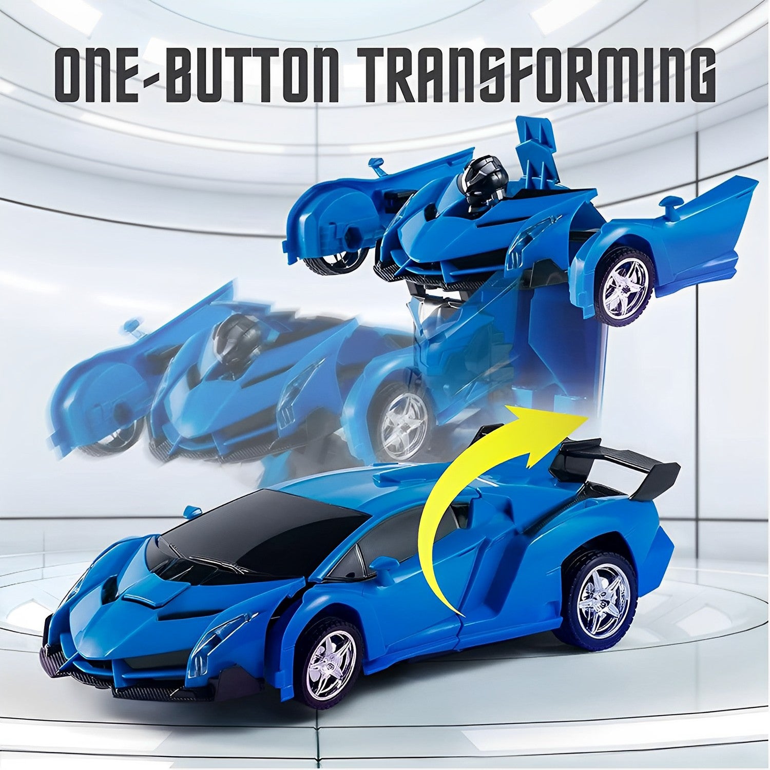 SUGIFT Remote Control Car - Transform Robot RC Cars