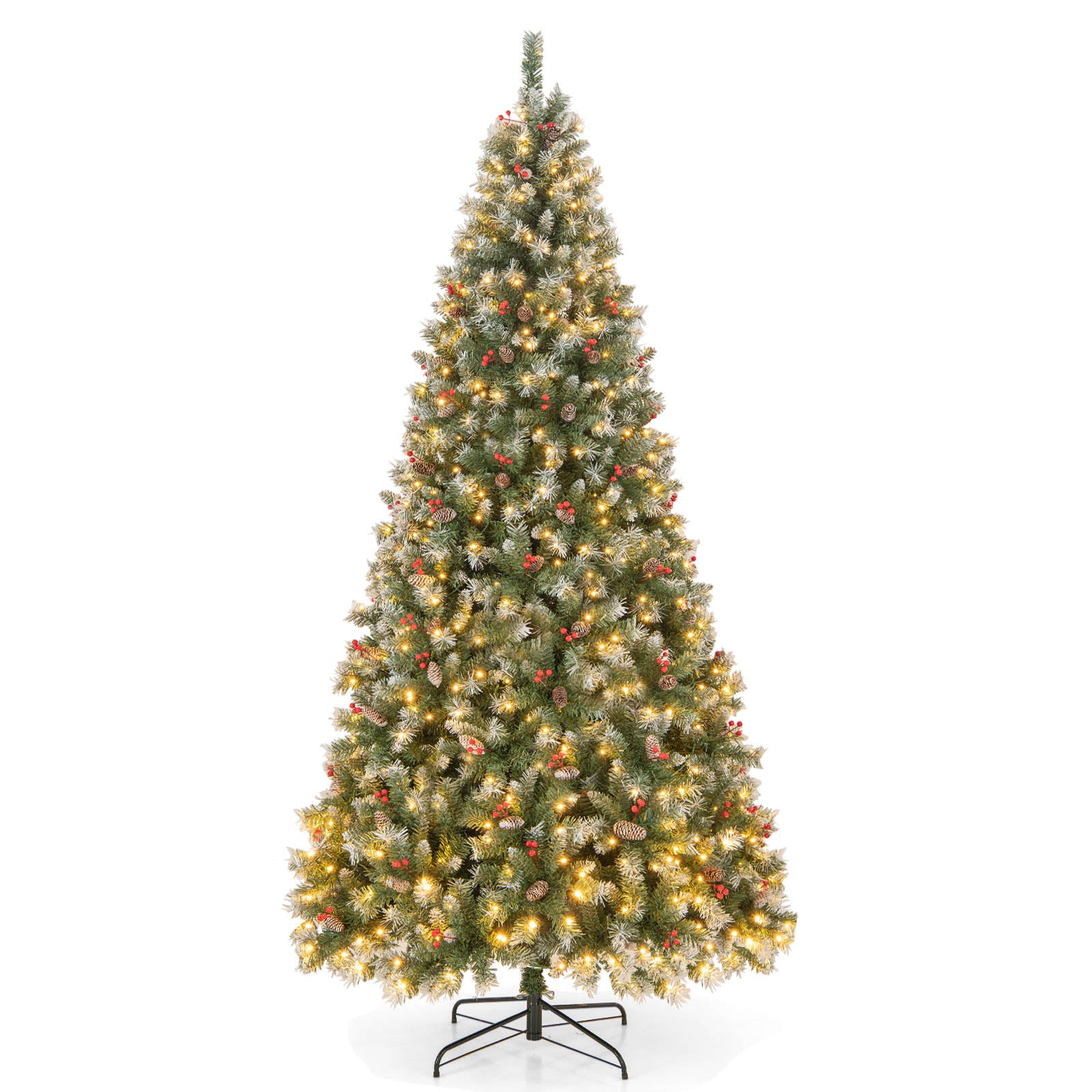 4 ft Prelit Fiber Optic Christmas Tree with Warm White Lights