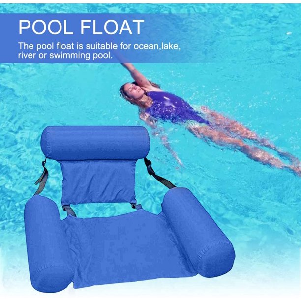 Inflatable Pool Floats Chair ,Pool Hammock Water Chair , Portable Swimming Pool Float Lounge Chair Water for Pool or Beach