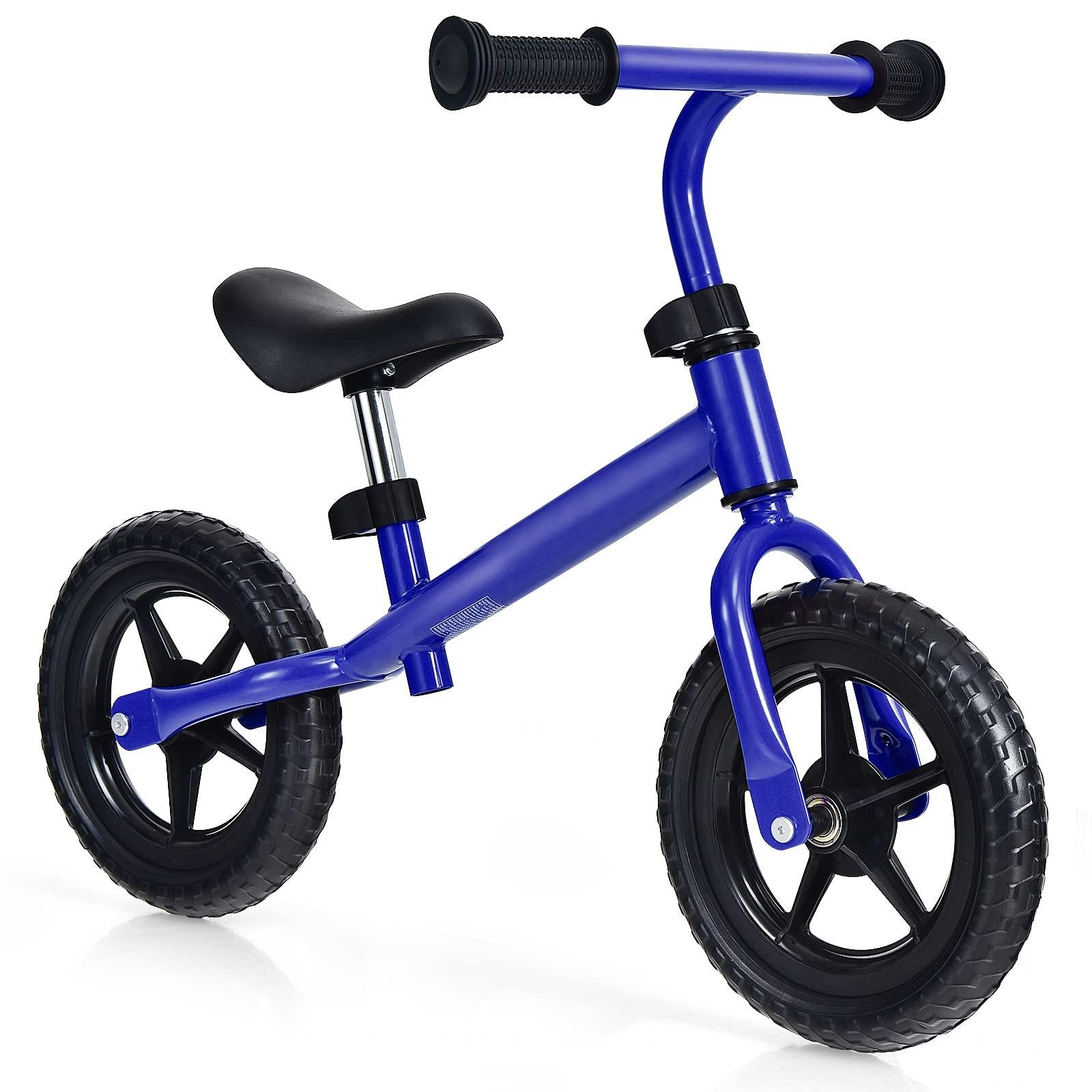 SUGIFT Kids No Pedal Balance Bike with Adjustable Handlebar and Seat - Blue